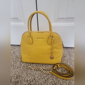 (SOLD) Authentic Michael Kors Yellow Handbag Women